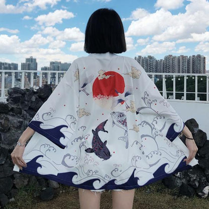 fish design haori