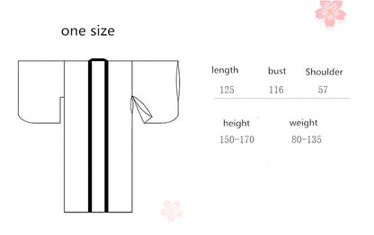 long kimono size