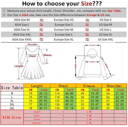 crane hoodie size