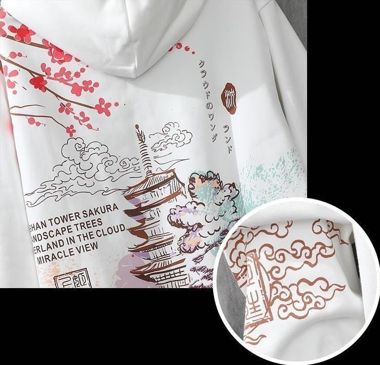 Hoodies with japanese sales art