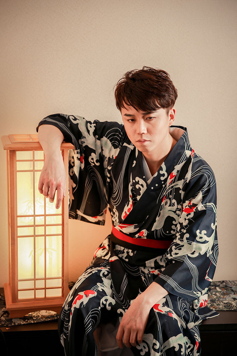 koi pattern kimono