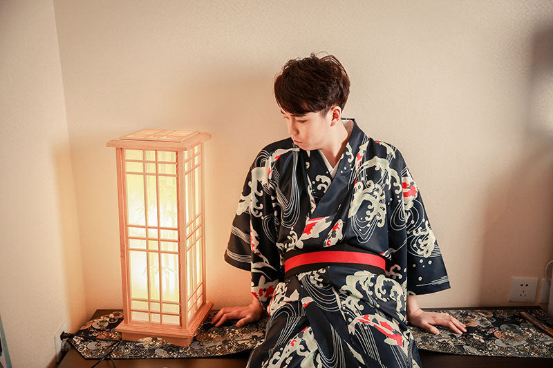 koi pattern kimono