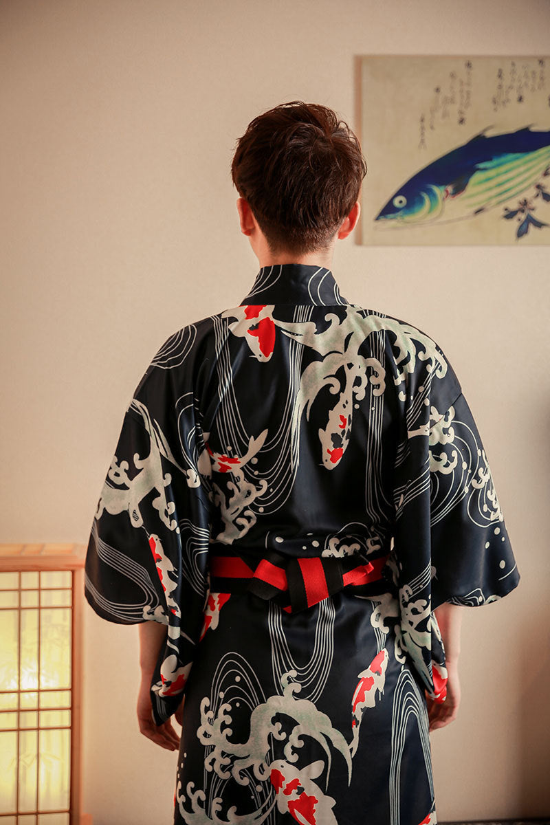 koi pattern kimono
