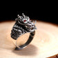 silver dragon ring