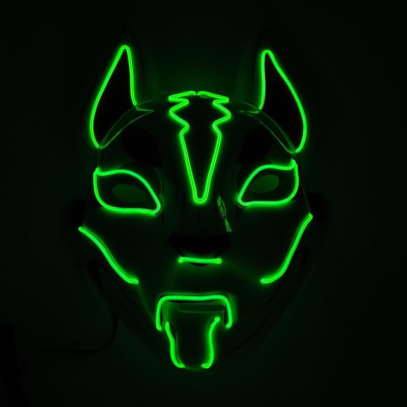 green led mask