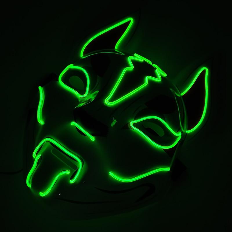 green led mask