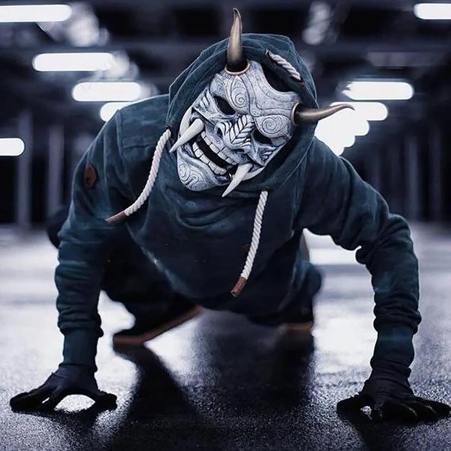 Gray Oni Mask