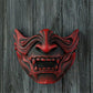 Red Oni Mask Half Face