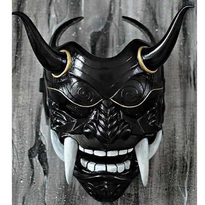 Oni Face Mask Black