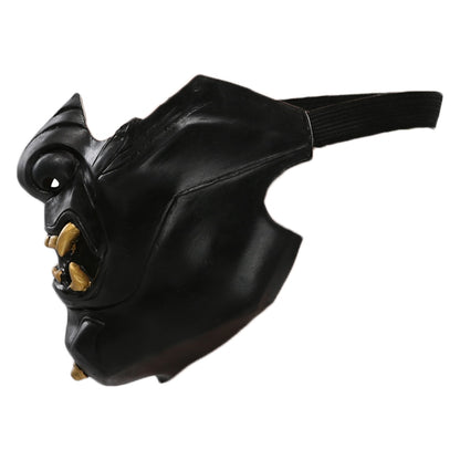 demonic half face mask