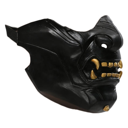 demonic half face mask