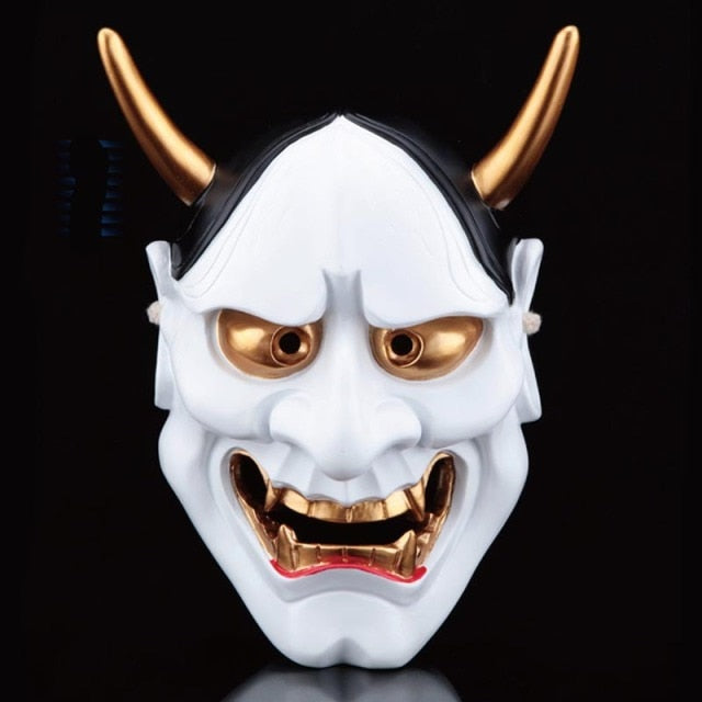 white hannya mask