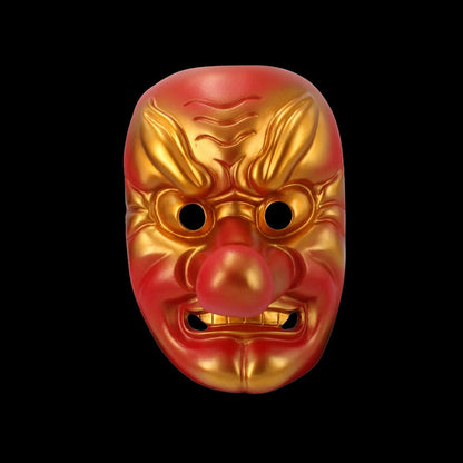 Japanese Tengu Mask Golden - product image 2