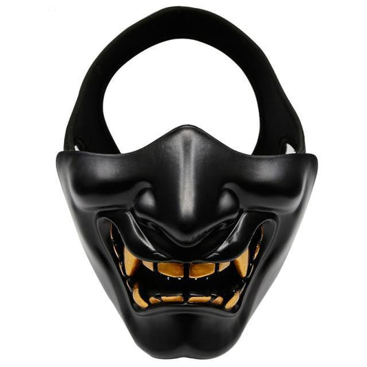 black oni mask