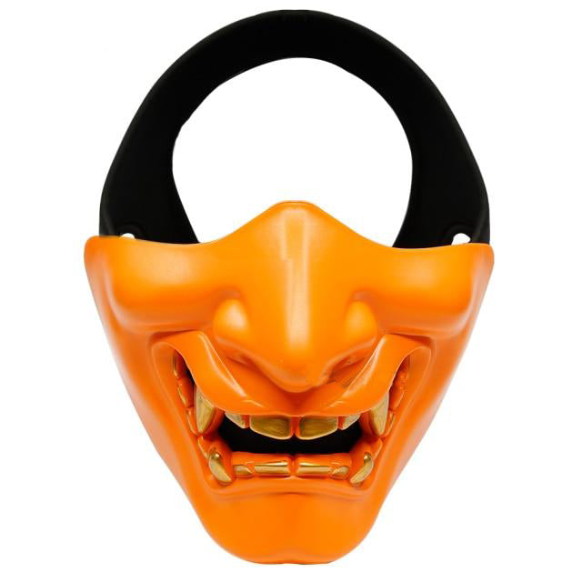 yellow oni mask