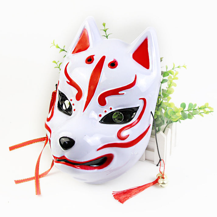 White Kitsune Mask – Japanese Oni Masks