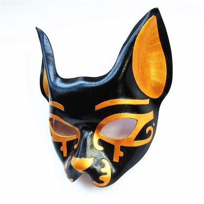 Egyptian Cat Kitsune mask product view