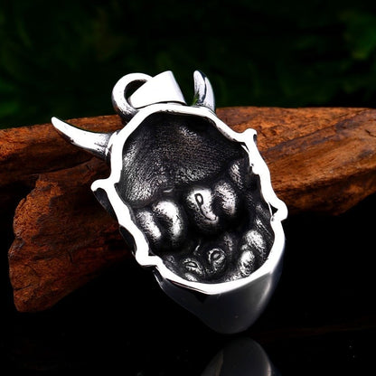 Oni Samurai Mask Pendant - product image 4