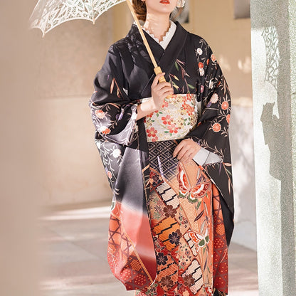 butterfly prints kimono