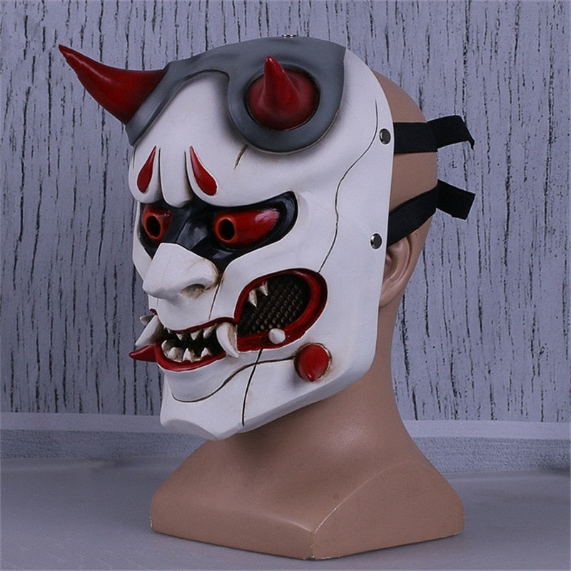 white hannya mask