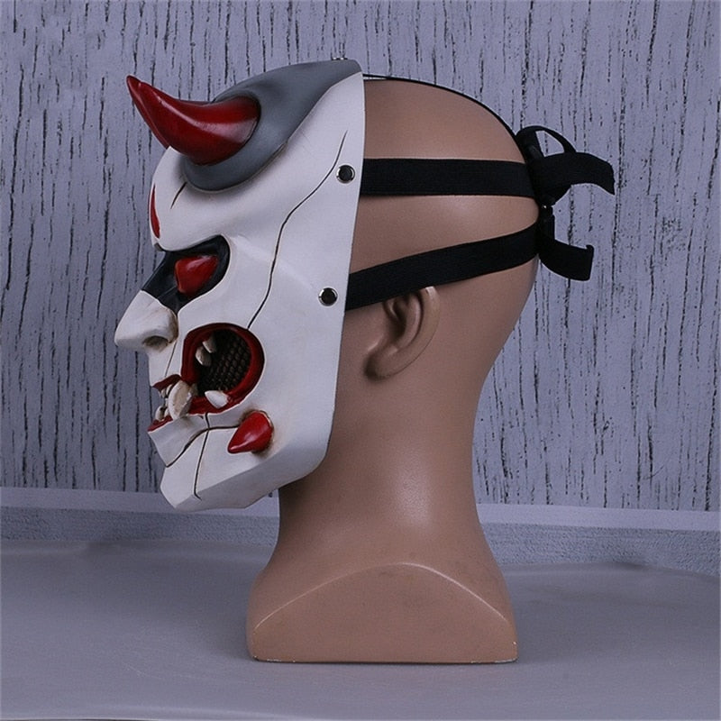 white hannya mask