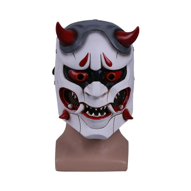 white hannya mask