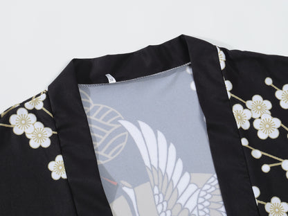 haori jacket crane