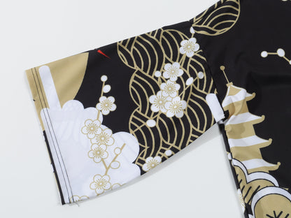 haori jacket crane