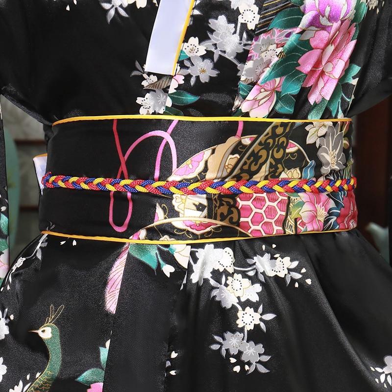 Japanese Satin Kimono – Japanese Oni Masks