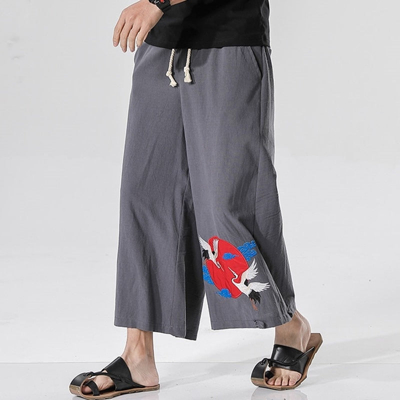 Wide leg outlet japanese pants