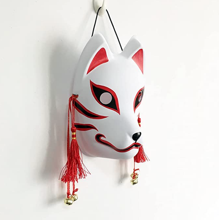 Fox Cosplay Mask  Japanese fox mask, Kitsune mask, Japanese fox