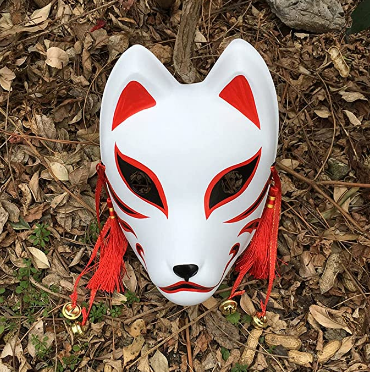 How to make a Japanese Kitsune mask! (full-face) 